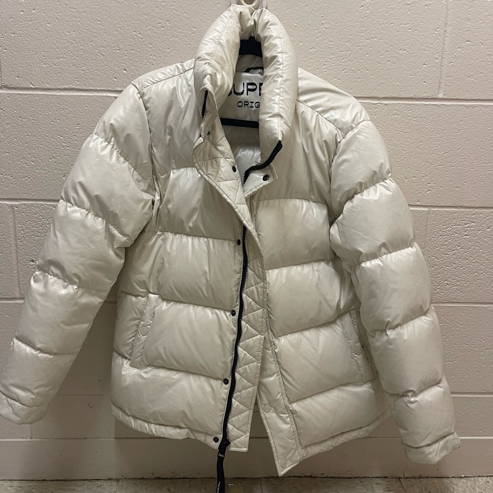 Aritzia superpuff - birch - size small